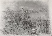 Alfred R. Waud The 1st Virginia Cavalry oil painting